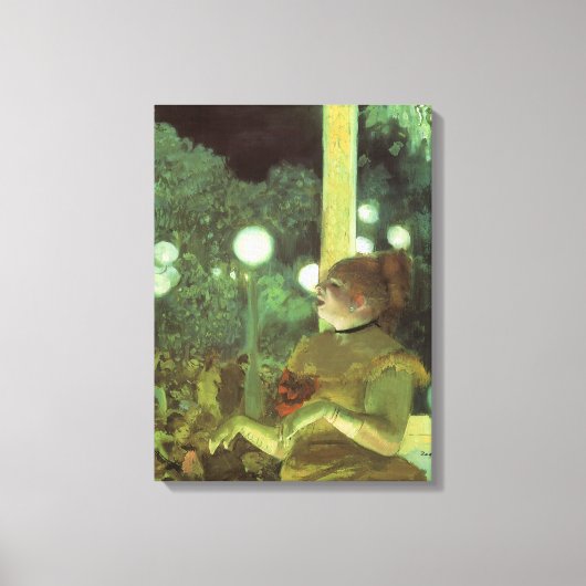 カフェコンサートbyエドガー・デガスヴィンテージファインアート キャンバスプリント (正面)