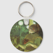 カフェコンサートbyエドガー・デガスヴィンテージファインアート キーホルダー (正面)