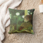 カフェコンサートbyエドガー・デガスヴィンテージファインアート クッション (ブランケット)