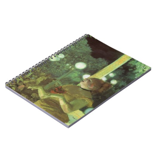 カフェコンサートbyエドガー・デガスヴィンテージファインアート ノートブック (左側)