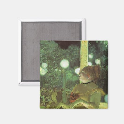 カフェコンサートbyエドガー・デガスヴィンテージファインアート マグネット (正面/裏面)