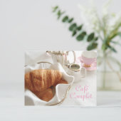 カフェコンプレットコンチネンタルブレックファーストポストカード ポストカード (スタンド正面)