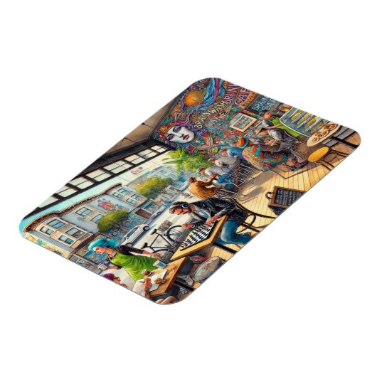 カフェサンフランシスコのミッション地区マグ マグネット (左側)