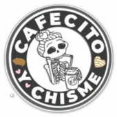 カフェシトイチズムカーデカールシール シール (正面)