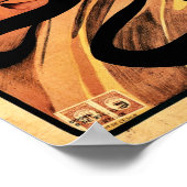 カフェジャカモッテブリュッセルアートバイフェルナンドトゥーサン ポスター (角)