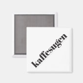 カフェスゲン白黒マグネット マグネット (正面/裏面)