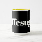 カフェスゲン黒黄マグカップ マグカップ (中央)