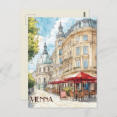 カフェズオブウィーンオーストリア旅行 ポストカード (正面/裏面)