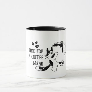 カフェタイムのネコ好きマグカップ マグカップ