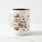 カフェチト&チスメメキシコスタイルマグ ツートーンマグカップ (正面左)