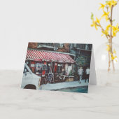 カフェティナのトワイライトグリーティングカード カード (黄色い花)