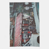 カフェティナズトワイライト(ニューヨーク) キッチンタオル (縦)