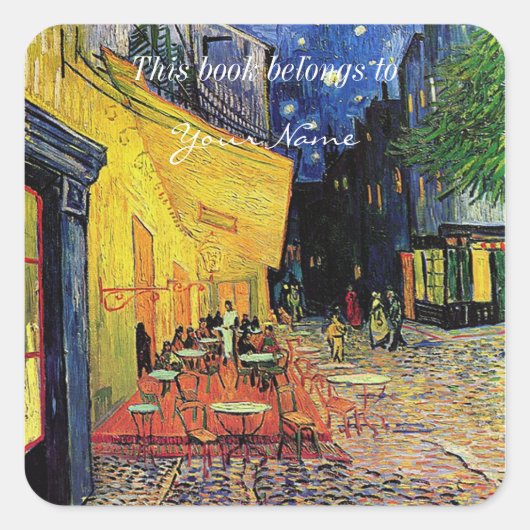 カフェテラスの場所デュフォーラム、アルズ… スクエアシール (正面)