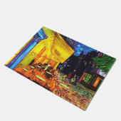 カフェテラスアットナイトズ絵画ビンセント・ヴァンゴッホ ドアマット (アングル)