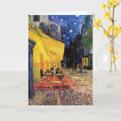 カフェテラスアットナイトバイビンセントバンゴッホ カード (黄色い花)