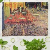 カフェテラスアットナイトバイビンセントバンゴッホ キッチンタオル (折り畳み)