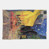 カフェテラスアットナイトバイビンセントバンゴッホ キッチンタオル (横)