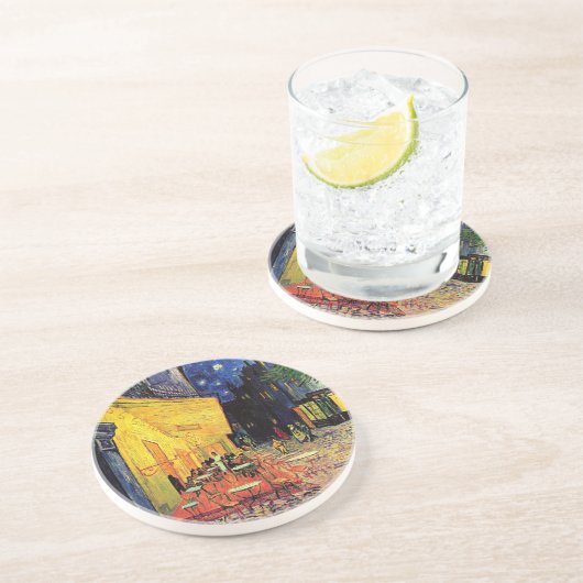 カフェテラスアットナイトバイビンセントバンゴッホ コースター (側面)