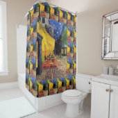 カフェテラスアットナイトバイビンセントバンゴッホ シャワーカーテン (インサイチュ)