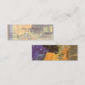 カフェテラスアットナイトバイビンセントバンゴッホ スキニー名刺 (正面/裏面)