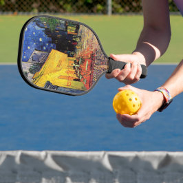 カフェテラスアットナイトバイビンセントバンゴッホ ピックルボールラケット
