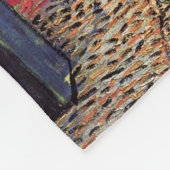 カフェテラスアットナイトバイビンセントバンゴッホ フリースブランケット (角)