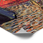 カフェテラスアットナイトバイビンセントバンゴッホ ポスター (角)