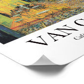 カフェテラスアットナイトバイビンセントバンゴッホ ポスター (角)