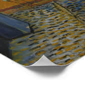 カフェテラスアットナイトバイビンセントバンゴッホ ポスター (角)