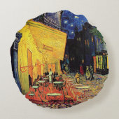 カフェテラスアットナイトバイビンセントバンゴッホ ラウンドクッション (裏面)