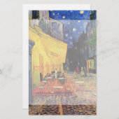 カフェテラスアットナイトバイビンセントバンゴッホ 便箋 (正面/裏面)