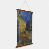 カフェテラスアットナイトバイビンセントバンゴッホ 吊り下げ型タペストリー (傾斜あり)