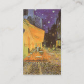 カフェテラスアットナイトバイビンセントバンゴッホ 名刺 (裏面)