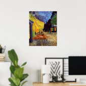 カフェテラスアットナイトバイビンセントヴァンゴッホ ポスター (ホームオフィス)