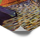 カフェテラスアットナイトバイビンセントヴァンゴッホ ポスター (角)