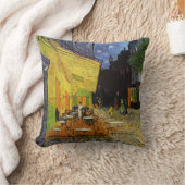 カフェテラスアットナイトバンゴッホ装飾用クッション クッション (ブランケット)
