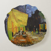 カフェテラスアットナイトバンゴッホ ラウンドクッション (裏面)