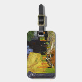 カフェテラスアットナイトバンゴッホ ラゲッジタグ (正面縦)