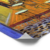 カフェテラスアットナイトビンセントバンゴッホ ポスター (角)