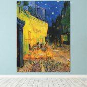 カフェテラスアットナイト キャンバスプリント (インサイチュ (ウッドフロア))