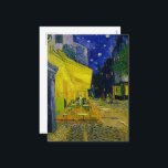 カフェテラスアルレスプレイスデュフォーラムバイバンゴッホ シーズンポストカード<br><div class="desc">ヴィンセント・ヴァン・ゴッホ-カフェ・テラス・アルレス(カフェ・テラス、プレイスドゥフォーラム、アルレス), 1888.ヴィンセント・ウィレム・ヴァン・ゴッホ(1853年~1890年)は、西洋美術史において最も有名で影響力のある姿の一つとなったオランダ後印象派の画家。</div>