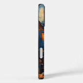 カフェテラスウィズベアバリスタヴァンゴッホスタイル Case-Mate iPhoneケース (裏面 / 右)