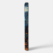 カフェテラスウィズベアバリスタヴァンゴッホスタイル Case-Mate iPhoneケース (裏面 / 左)