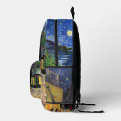 カフェテラスオンプレイスデュフォーラムバイビンセントバンゴッホ プリントバックパック (右)