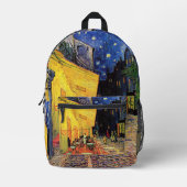 カフェテラスオンプレイスデュフォーラムバイビンセントバンゴッホ プリントバックパック (正面)