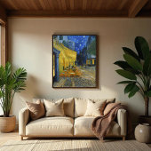 カフェテラスバイビンセントヴァンゴッホ ポスター