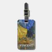 カフェテラスバイビンセントヴァンゴッホ ラゲッジタグ (正面縦)