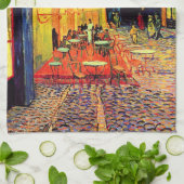 カフェテラスプレイスデュフォーラムヴァンゴッホファインアート キッチンタオル (折り畳み)