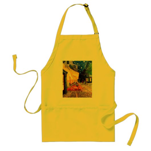 カフェテラスプレイスデュフォーラムヴァンゴッホファインアート スタンダードエプロン (正面)