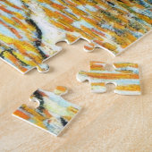 カフェテラス素晴らしアー絵画トズバイビンセント・ヴァン・ゴッホ ジグソーパズル (側面)